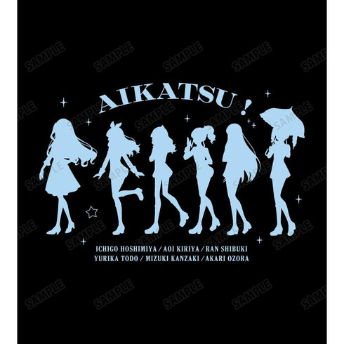 "Aikatsu! 10th STORY ~STARWAY to the Future~" Original Illustration Group "Ayumi" Ver. BIG Silhouette T-Shirt (Unisex)