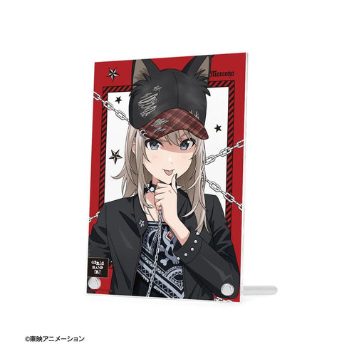 『ガールズバンドクライ』描き下ろし 河原木 桃香 パンクファッションver. A5アクリルパネル