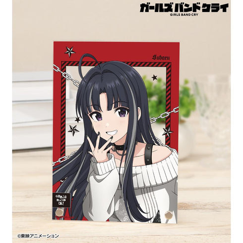『ガールズバンドクライ』描き下ろし 安和 すばる パンクファッションver. A5アクリルパネル