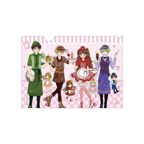 『夢色パティシエール』松本夏実先生 描き下ろし 集合 ダイナーver. A4クリアファイル