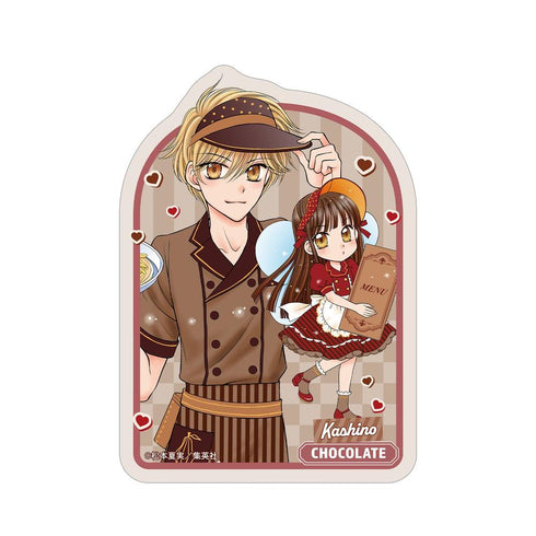 "Yumeiro Patissière" by Natsumi Matsumoto: Original Artwork - Shin Kashino & Chocolat (Diner Ver.) Die-Cut Sticker