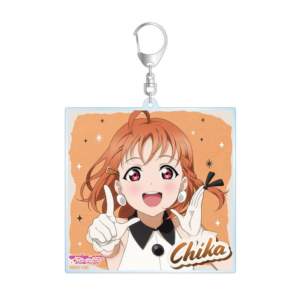 『ラブライブ!サンシャイン!!』描き下ろし 高海千歌 The Blue Swell衣装ver. BIGアクリルキーホルダー