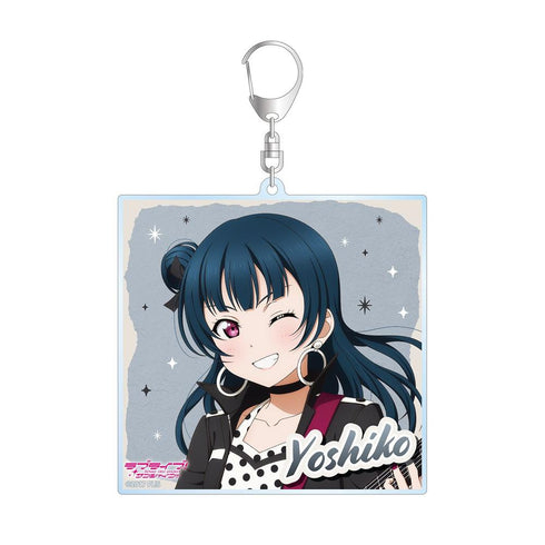 《Love Live! Sunshine!!》全新绘制 津岛善子 The Blue Swell 服装版 BIG 亚克力钥匙扣