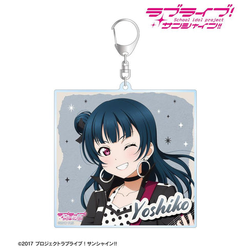 《Love Live! Sunshine!!》全新绘制 津岛善子 The Blue Swell 服装版 BIG 亚克力钥匙扣