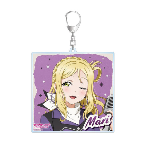 《Love Live! Sunshine!!》全新绘制 小原鞠莉 The Blue Swell 服装版 BIG 亚克力钥匙扣