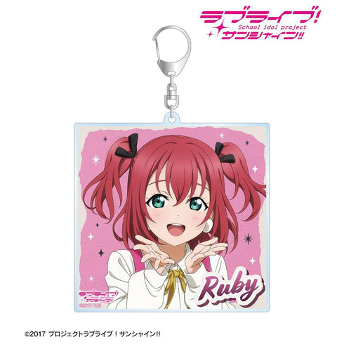 《Love Live! Sunshine!!》全新繪製 黑澤露比 The Blue Swell 服裝版 BIG 壓克力鑰匙圈
