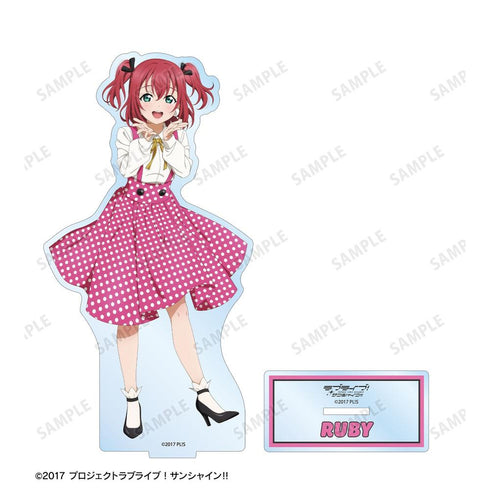《Love Live! Sunshine!!》全新繪製 黑澤露比 The Blue Swell 服裝版 BIG 壓克力立牌