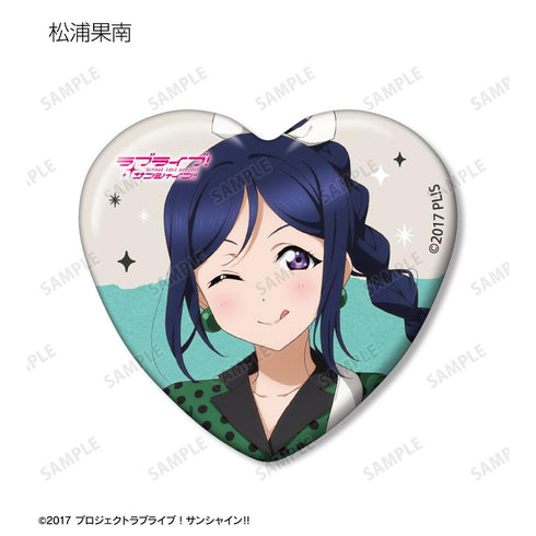 《Love Live! Sunshine!!》全新绘制 The Blue Swell 服装版 心形收藏徽章(单位/盒)
