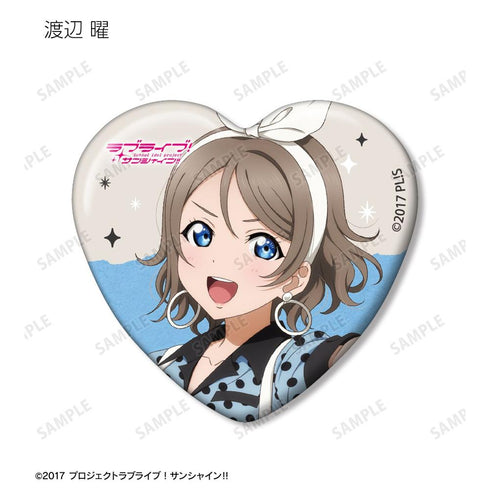 《Love Live! Sunshine!!》全新绘制 The Blue Swell 服装版 心形收藏徽章(单位/盒)