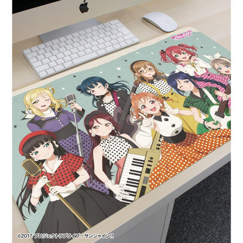 《Love Live! Sunshine!!》全新绘制 合照 The Blue Swell 服装版 多功能桌垫