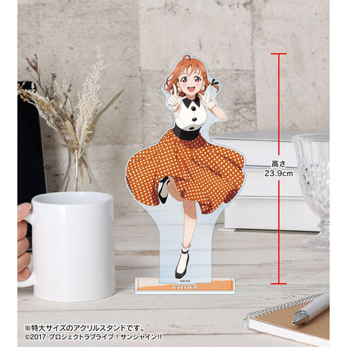《Love Live! Sunshine!!》全新绘制 高海千歌 The Blue Swell 服装版 特大亚克力立牌