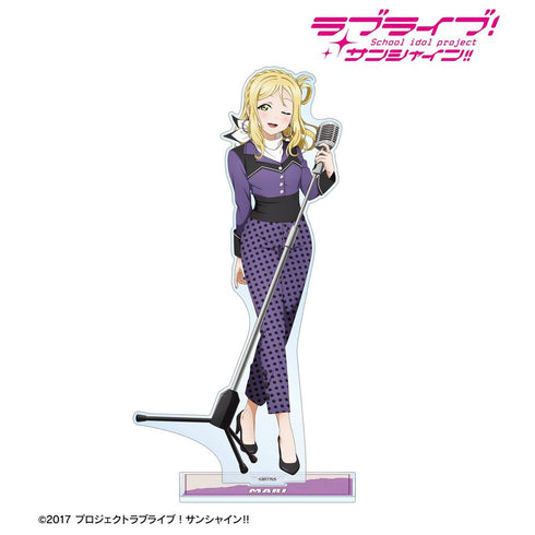 《Love Live! Sunshine!!》全新绘制 小原鞠莉 The Blue Swell 服装版 特大亚克力立牌