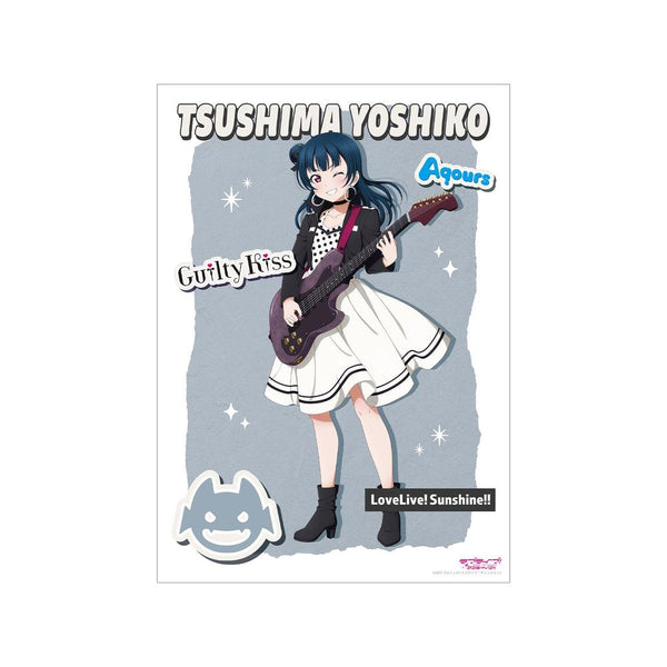 "Love Live! Sunshine!!" Original Art: Yoshiko Tsushima in "The Blue Swell" Costume - A3 Matte-Finish Poster