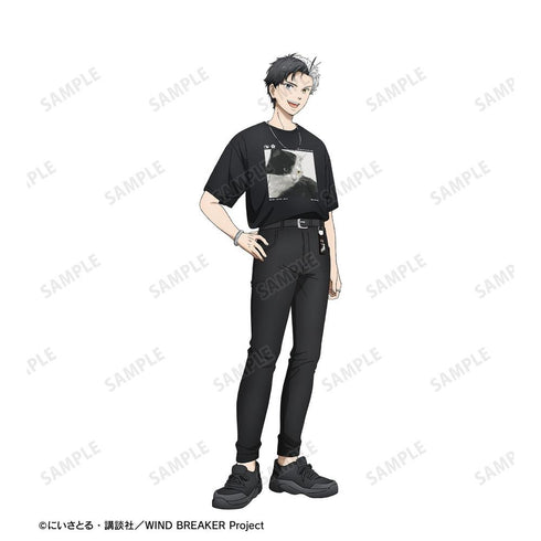 《WIND BREAKER》全新绘制 樱遥 夏装版 印有角色图案的男女通用T恤