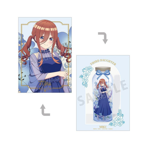 『五等分の花嫁*』描き下ろし 中野三玖 ハーバリウムver. A5イラストカード