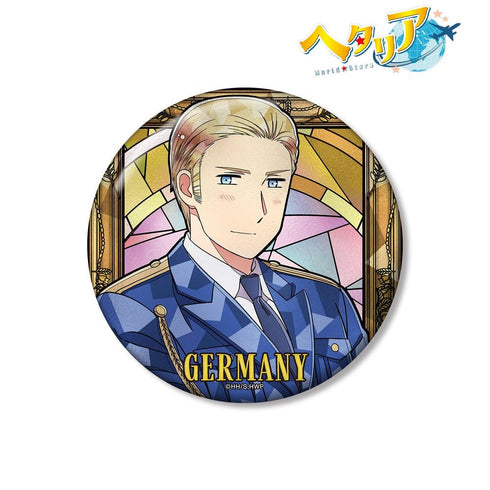 『ヘタリア World★Stars』ドイツ Aure Glass 100mm缶バッジ