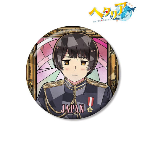 『ヘタリア World★Stars』日本 Aure Glass 100mm缶バッジ