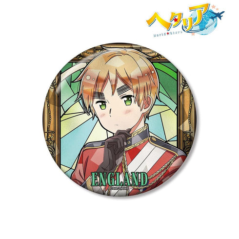 『ヘタリア World★Stars』イギリス Aure Glass 100mm缶バッジ