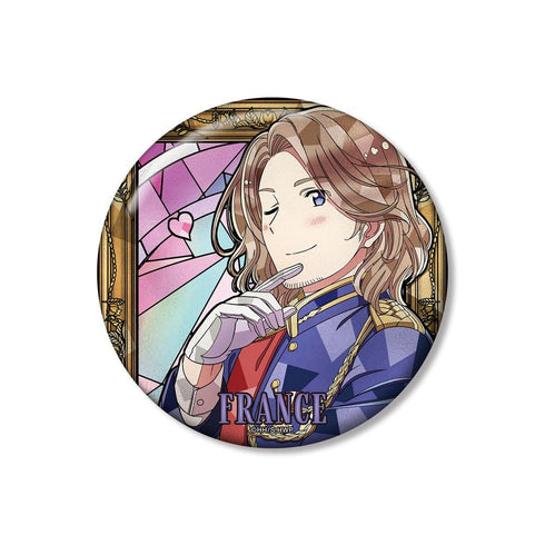 『ヘタリア World★Stars』フランス Aure Glass 100mm缶バッジ