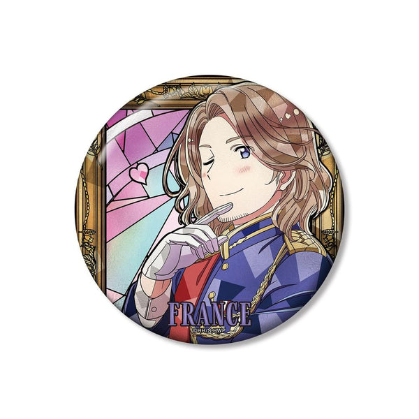 『ヘタリア World★Stars』フランス Aure Glass 100mm缶バッジ