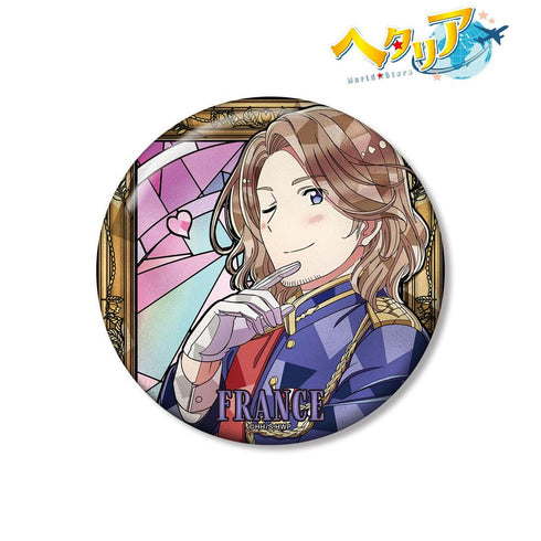 『ヘタリア World★Stars』フランス Aure Glass 100mm缶バッジ