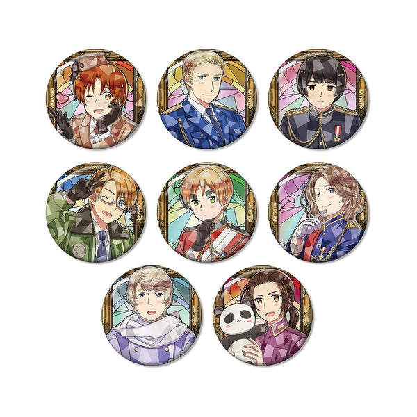 『ヘタリア World★Stars』トレーディング Aure Glass 缶バッジ(単位/BOX)