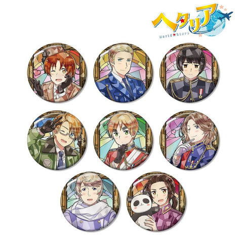 『ヘタリア World★Stars』トレーディング Aure Glass 缶バッジ(単位/BOX)