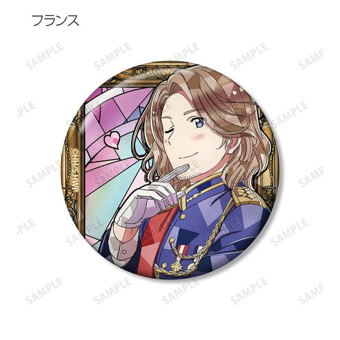 『ヘタリア World★Stars』トレーディング Aure Glass 缶バッジ(単位/BOX)