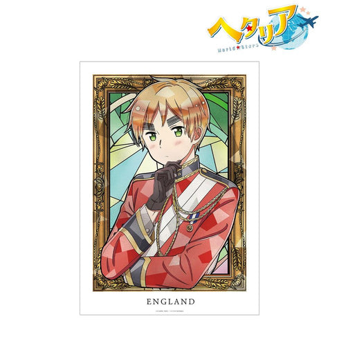 『ヘタリア World★Stars』イギリス Aure Glass A3マット加工ポスター