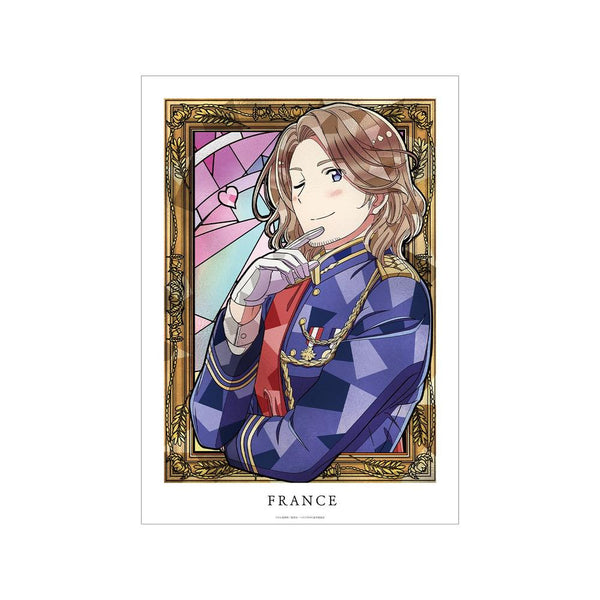 『ヘタリア World★Stars』フランス Aure Glass A3マット加工ポスター