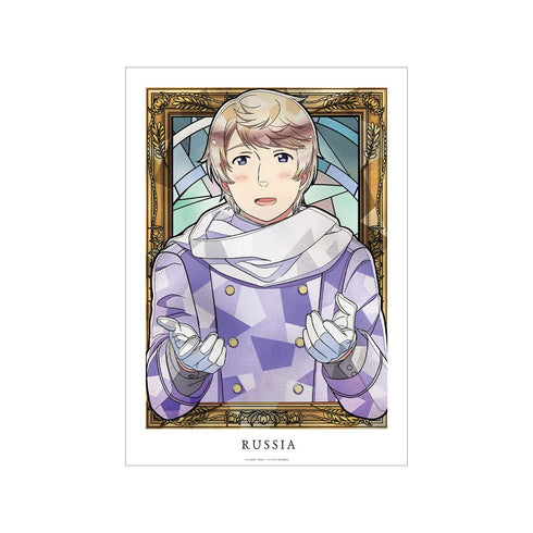 『ヘタリア World★Stars』ロシア Aure Glass A3マット加工ポスター