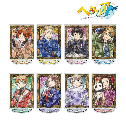『ヘタリア World★Stars』トレーディング Aure Glass アクリルスタンド(単位/BOX)