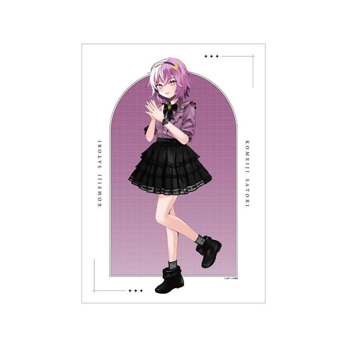 『東方Project』松本能人イラスト 古明地さとり ウォッチコーデver. A3マット加工ポスター