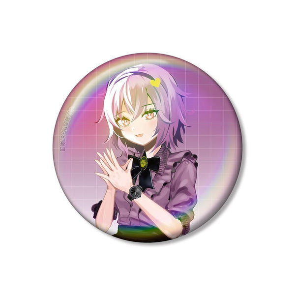 『東方Project』松本能人イラスト 古明地さとり ウォッチコーデver. 75mmオーロラ缶バッジ