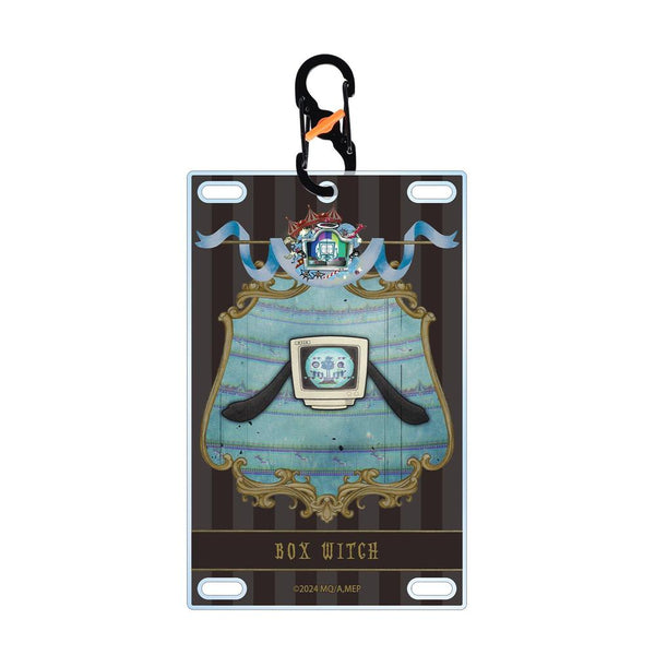 "Puella Magi Madoka Magica: Magia Exedra" Box Witch Card-Shaped Acrylic Keychain with Carabiner