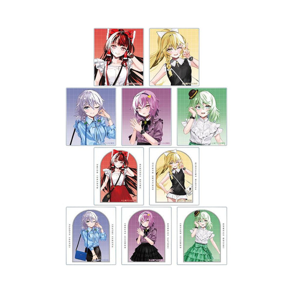 『東方Project』松本能人イラスト ウォッチコーデver. トレーディングアクリルカード(単位/BOX)