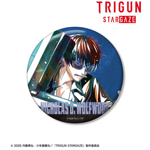 『TRIGUN STARGAZE』ニコラス・D・ウルフウッド Ani-Art 第3弾 100mm缶バッジ ver.2