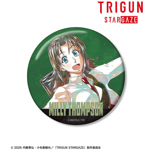 "TRIGUN STARGAZE" Milly Thompson Ani-Art Series Vol. 3 100mm Pin Badge