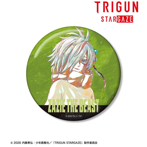"TRIGUN STARGAZE" Zazi the Beast Ani-Art Series Vol. 3 100mm Pin Badge