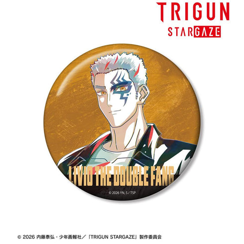 "TRIGUN STARGAZE" Livio the Double Fang Ani-Art Series Vol. 3 100mm Pin Badge