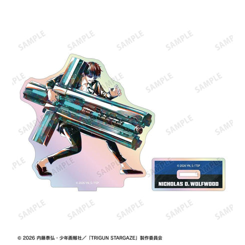 "TRIGUN STARGAZE" Nicholas D. Wolfwood Ani-Art Series Vol. 3 Aurora Acrylic Stand Ver. 2