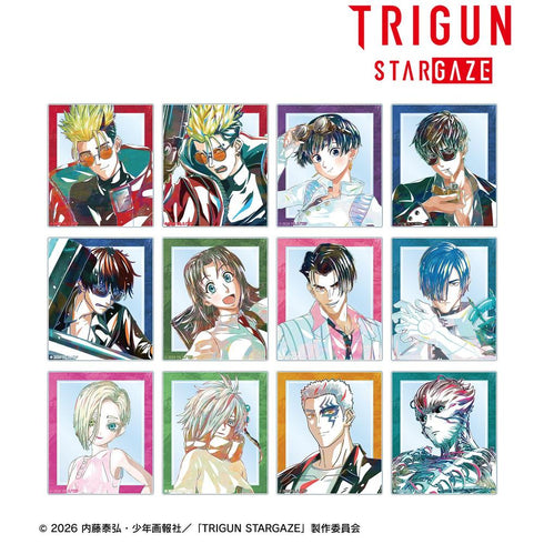 "TRIGUN STARGAZE" Trading Ani-Art Series 3 Acrylic Cards (Unit: Box)