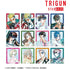 "TRIGUN STARGAZE" Trading Ani-Art Series 3 Acrylic Cards (Unit: Box)
