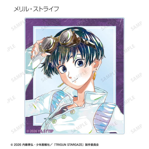 "TRIGUN STARGAZE" Trading Ani-Art Series 3 Acrylic Cards (Unit: Box)