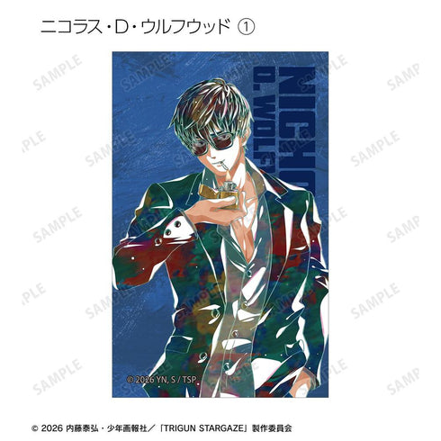 "TRIGUN STARGAZE" Trading Ani-Art Series 3 Visual Cards (Unit: BOX)