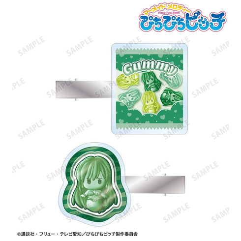 『ぴちぴちピッチ』リナ petit-sserie アクリルヘアクリップ2個セット