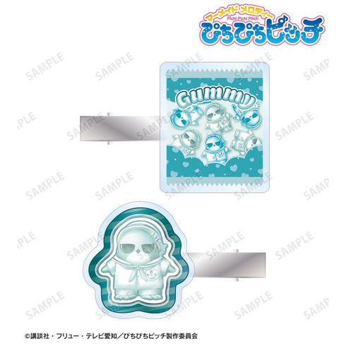 『ぴちぴちピッチ』ヒッポ petit-sserie アクリルヘアクリップ2個セット