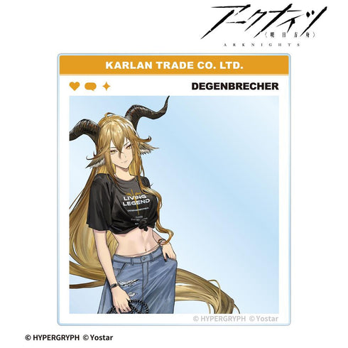 『アークナイツ』デーゲンブレヒャー ショッピングver. アクリルカード