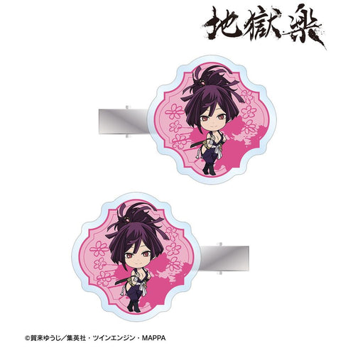 『地獄楽』杠 ちびキャラ アクリルヘアクリップ2個セット