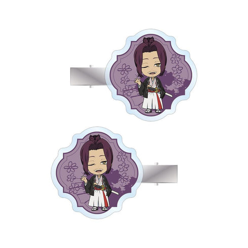 "Jigokuraku" Jukka Chibi Character Acrylic Hair Clip 2-Piece Set